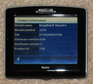 Magellan Maestro 3250 GPS Unit